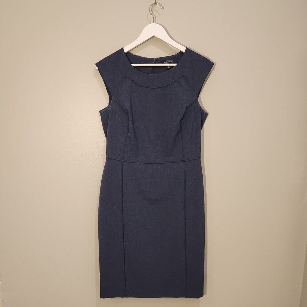 The Limited Navy Blue Sleeveless Sheath Dress - Size 10